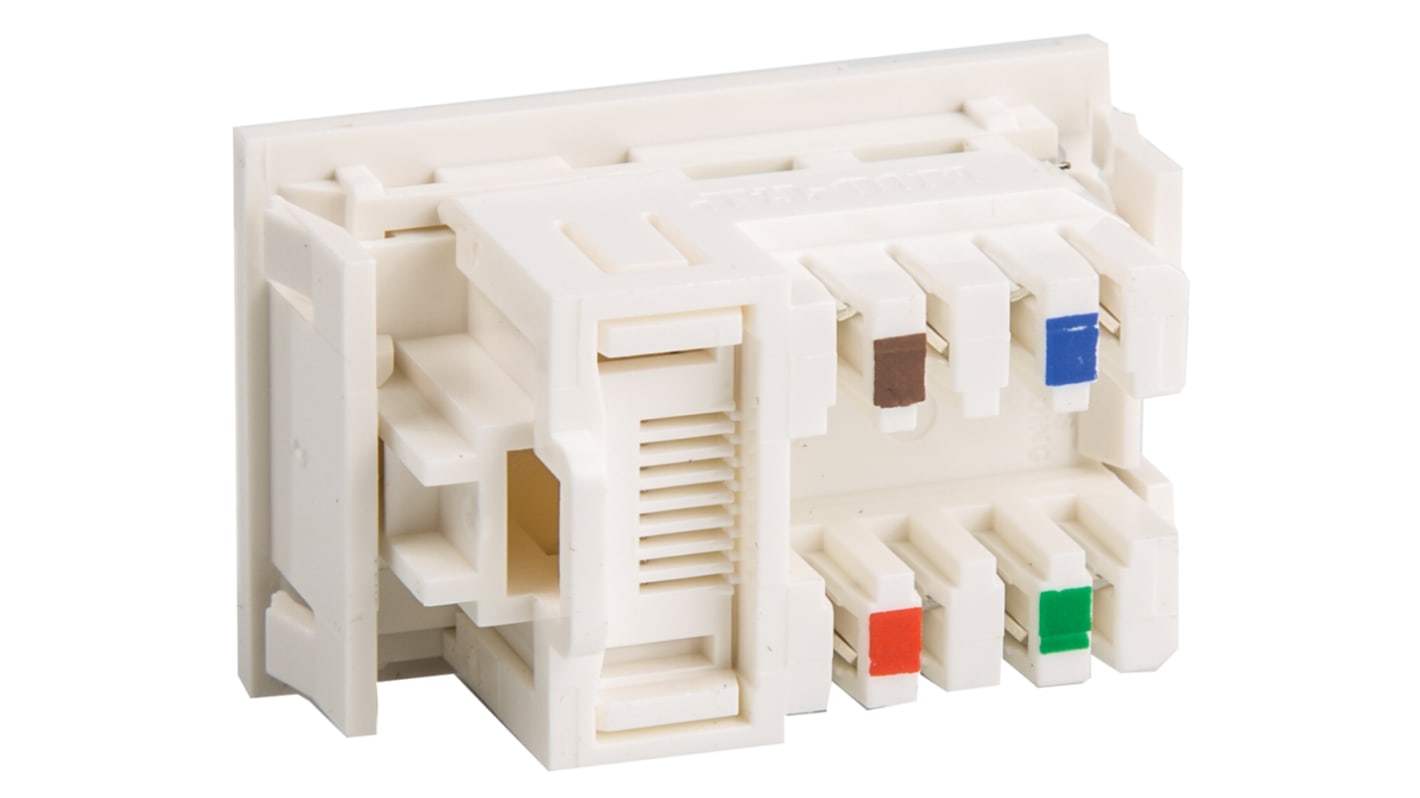 Molex Premise Networks PowerCat MOD-SNAP Series Female RJ45 Connector, Cat5e, UTP Shield Straight 8 -Way