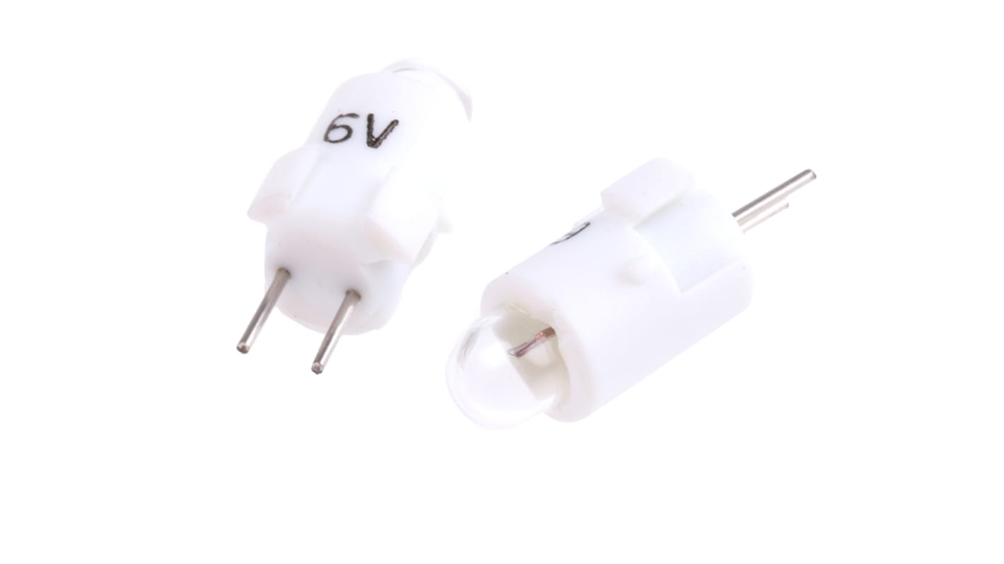 Omron Indicator Light, Clear, 6 V ac/dc, 60 mA
