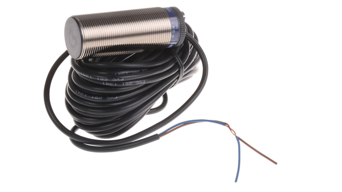 Rs-Online Sensore di prossimità Cilindro filettato Telemecanique Sensors M30 rilevamento 10 mm 24 → 210 V c.c. 24
