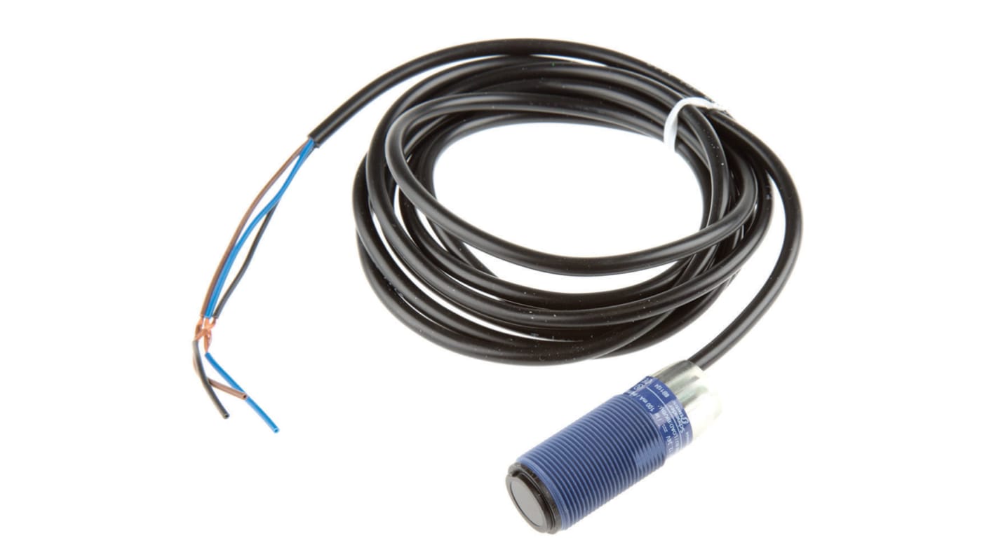 Rs-Online Sensore fotoelettrico Cilindrico Telemecanique Sensors a fascio diretto rilevamento 15 m uscita PNP