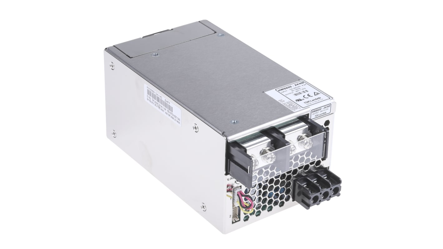 HWS600-24/HD | TDKラムダ スイッチング電源 24V dc 27A 648W | RS HWS600-24/HD | TDKラムダ スイッチング電源 24V dc 27A 648W | RS