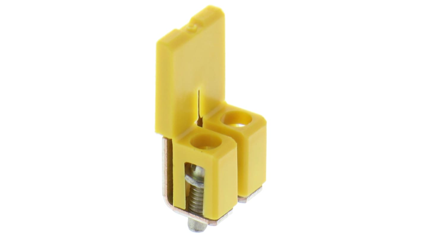 Weidmuller WQV Series Jumper Bar for Use with DIN Rail Terminal Blocks, 32A