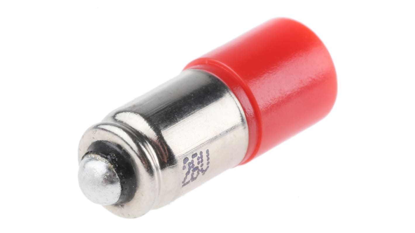 RS PRO LED指示灯泡, 红色, 小型槽灯座, Φ6mm, 16mm长, 28V 交流/直流, 14mA, 1750mcd