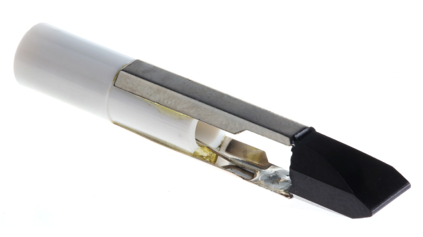Bombilla para piloto luminoso LED RS PRO Blanco, λ X=0.31nm, 28V dc / 15mA, 1500mcd, casquillo telefónico, Ø 6.8mm