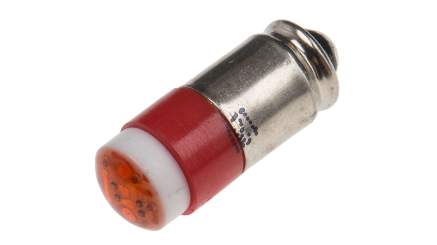 RS PRO LED Leuchtmittel Rot / 40mcd, Ø 6mm x 15.25mm, Midget-Sockel