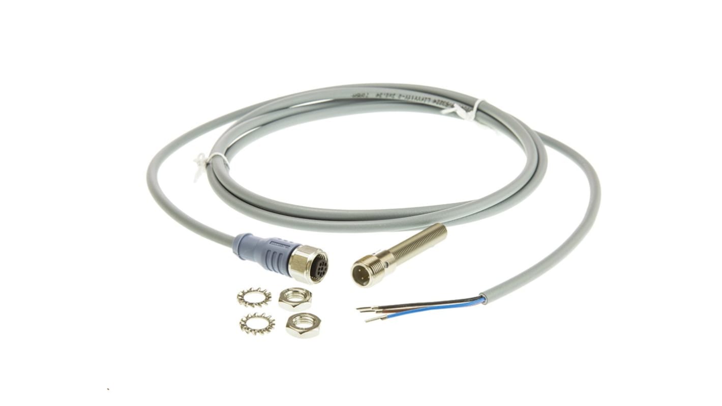 Rs-Online Sensore di prossimità Cilindro filettato RS PRO M8 rilevamento 1 5 mm 10 → 30 V c.c