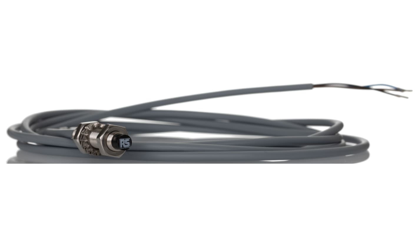 Rs-Online Sensore di prossimità Cilindro filettato RS PRO M8 rilevamento 4 mm 10 → 30 V c.c