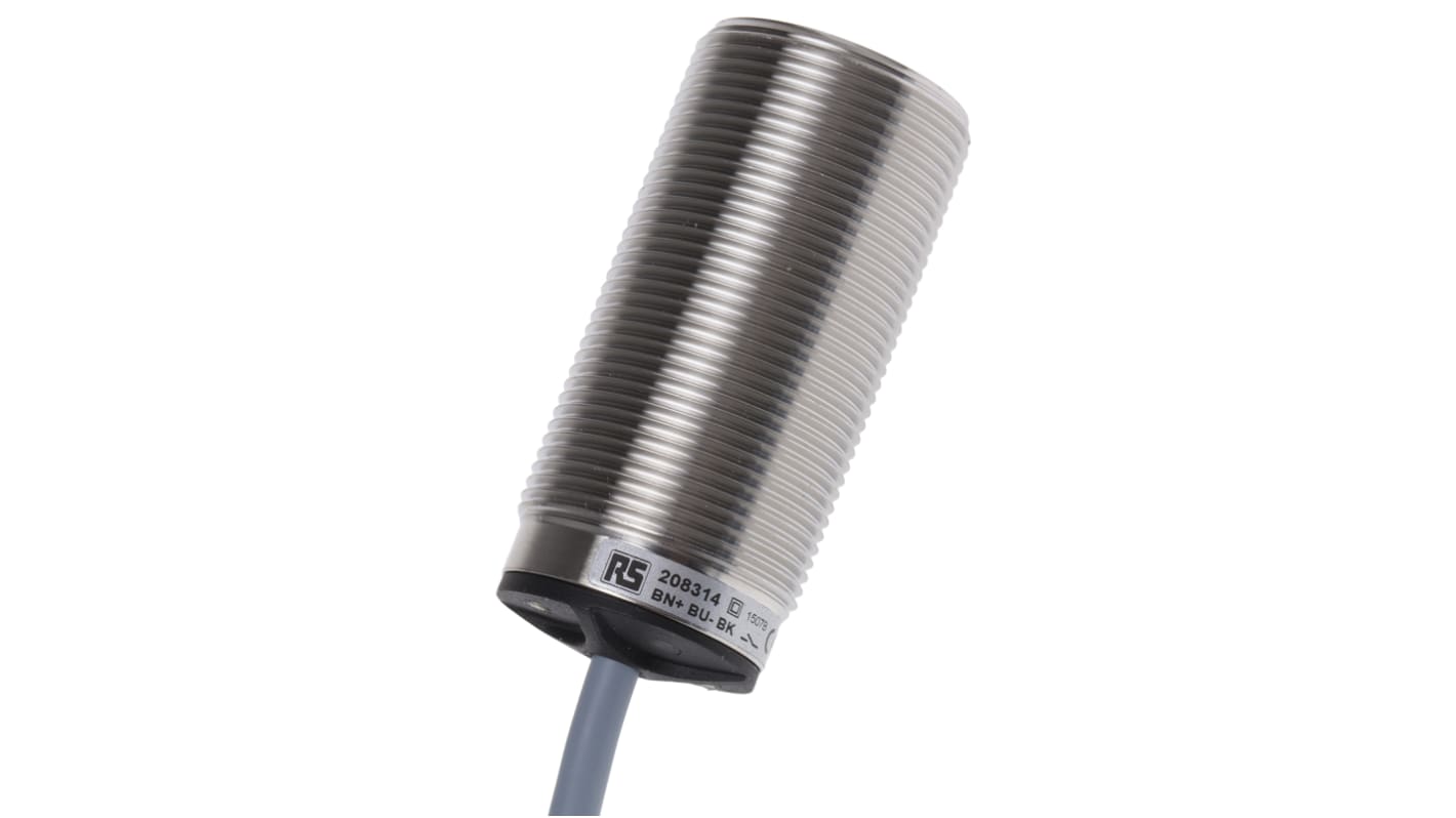 Rs-Online Sensore di prossimità Cilindro filettato RS PRO M30 rilevamento 10 mm 10 → 30 V c.c