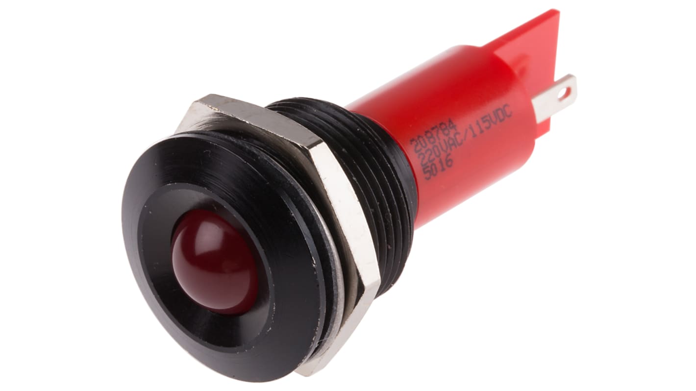 専用です。 RS PRO パイロットランプ, 115 V dc, 230V ac, 赤, 実装ホール