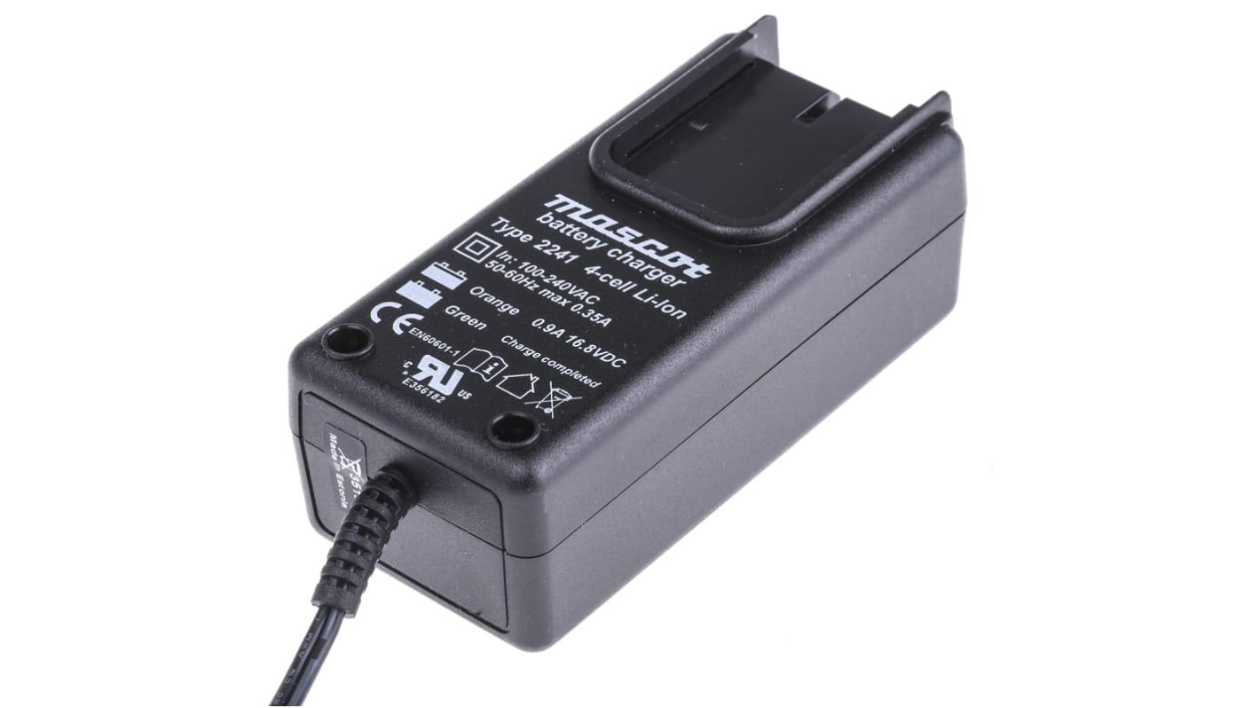 Mascot Battery Pack Charger For Lithium-Ion Battery Pack 4 Cell with AUS, EU, UK, USA plug