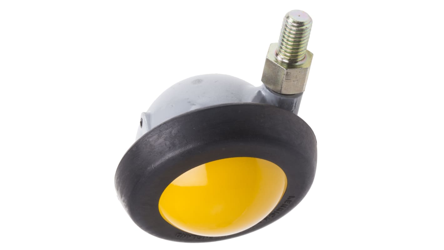 RS PRO Swivel Castor Wheel, 75kg Capacity, 63mm Wheel