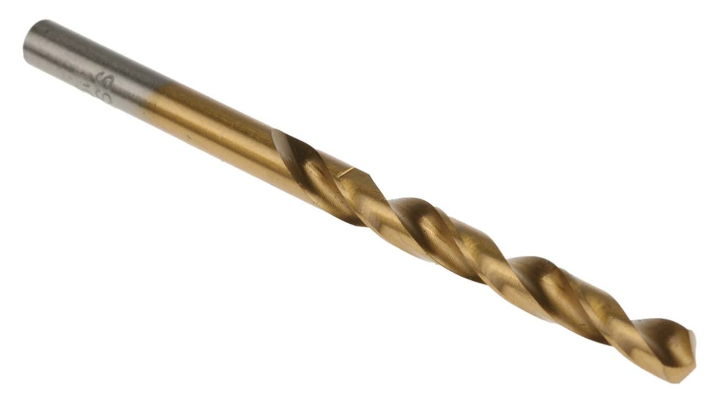 RS PRO HSS Twist Drill Bit, 5.1mm Diameter, 86 mm Overall