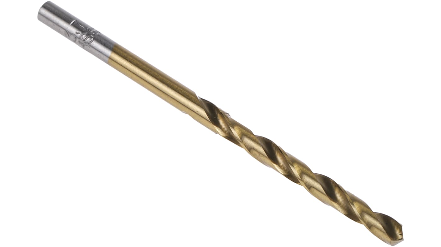 Broca helicoidal HSS RS PRO, diámetro 3.7mm x 70 mm