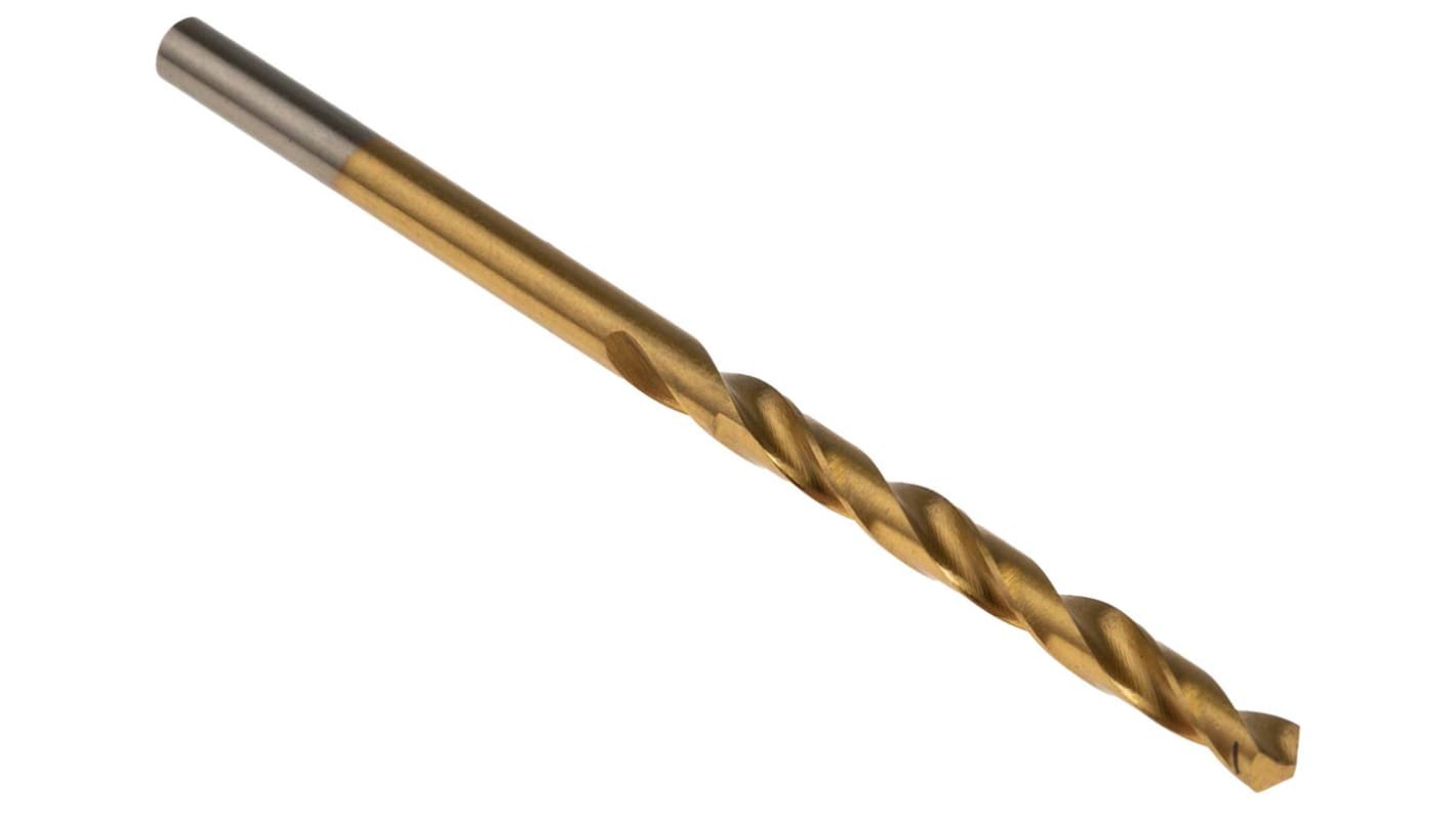 RS PRO HSS Twist Drill Bit, 3.8mm Diameter, 75 mm Overall