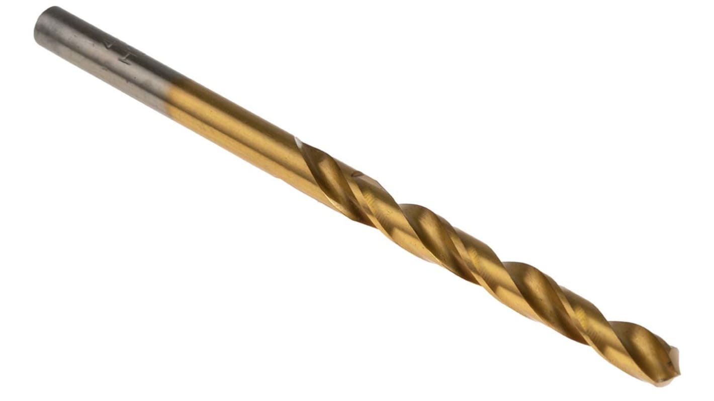 RS PRO HSS Twist Drill Bit, 4.6mm Diameter, 80mm Overall