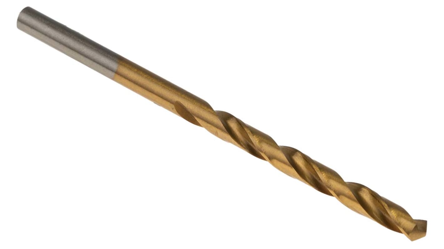 RS PRO HSS Twist Drill Bit, 4.3mm Diameter, 80mm Overall