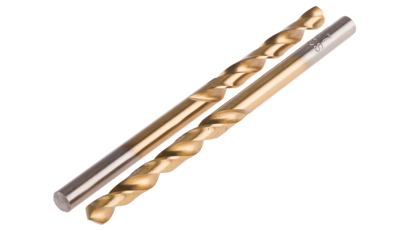 RS PRO HSS Twist Drill Bit, 4.7mm Diameter, 80mm Overall