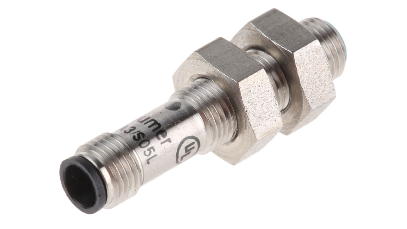 Rs-Online Sensore di prossimità Cilindro filettato Baumer M5 rilevamento 1 mm 10 → 30 V c.c