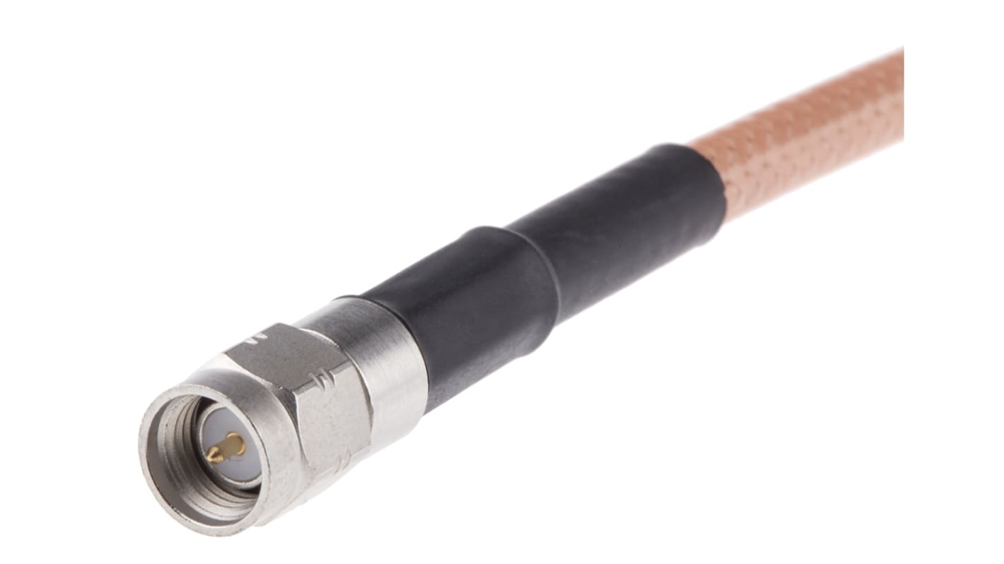 Cavo coassiale Radiall RG142, SMA / SMA, L. 1m, 50 Ω, col. Marrone