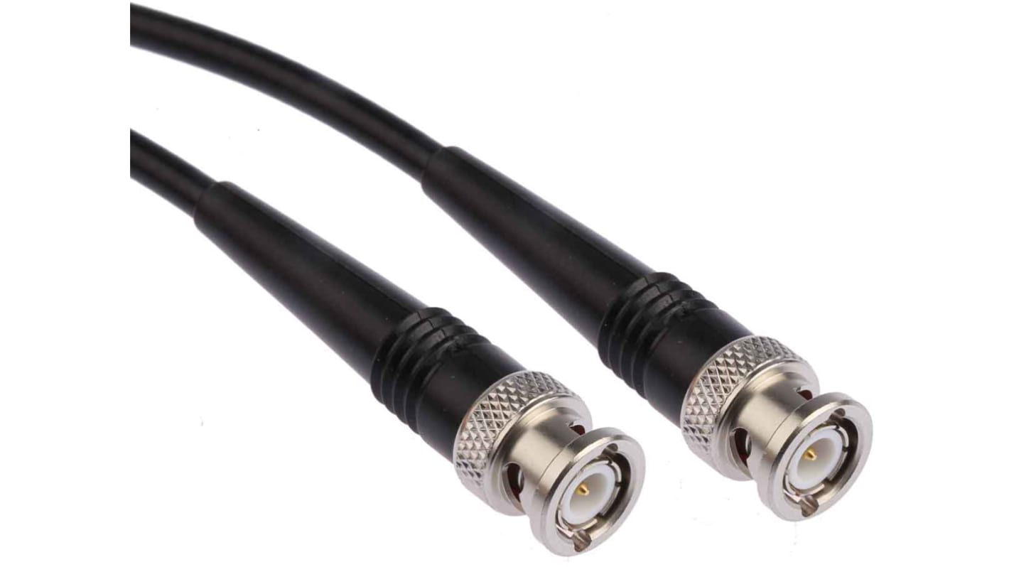 Radiall Male BNC to Male BNC, 5m, RG58 Coaxial, Terminated50 Ω