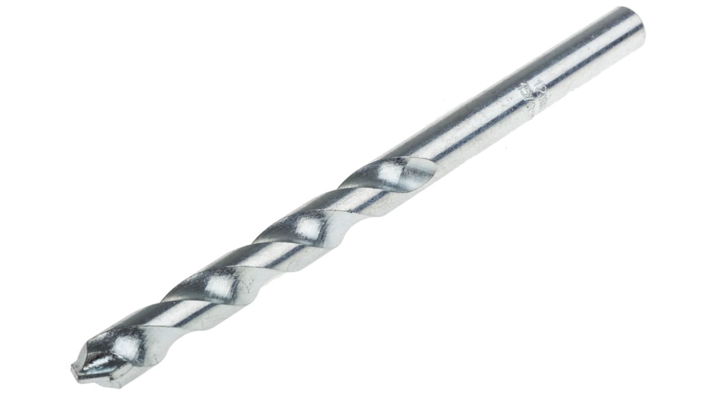 RS PRO Carbide Tipped Masonry Drill Bit, 12mm Diameter, 150mm Overall
