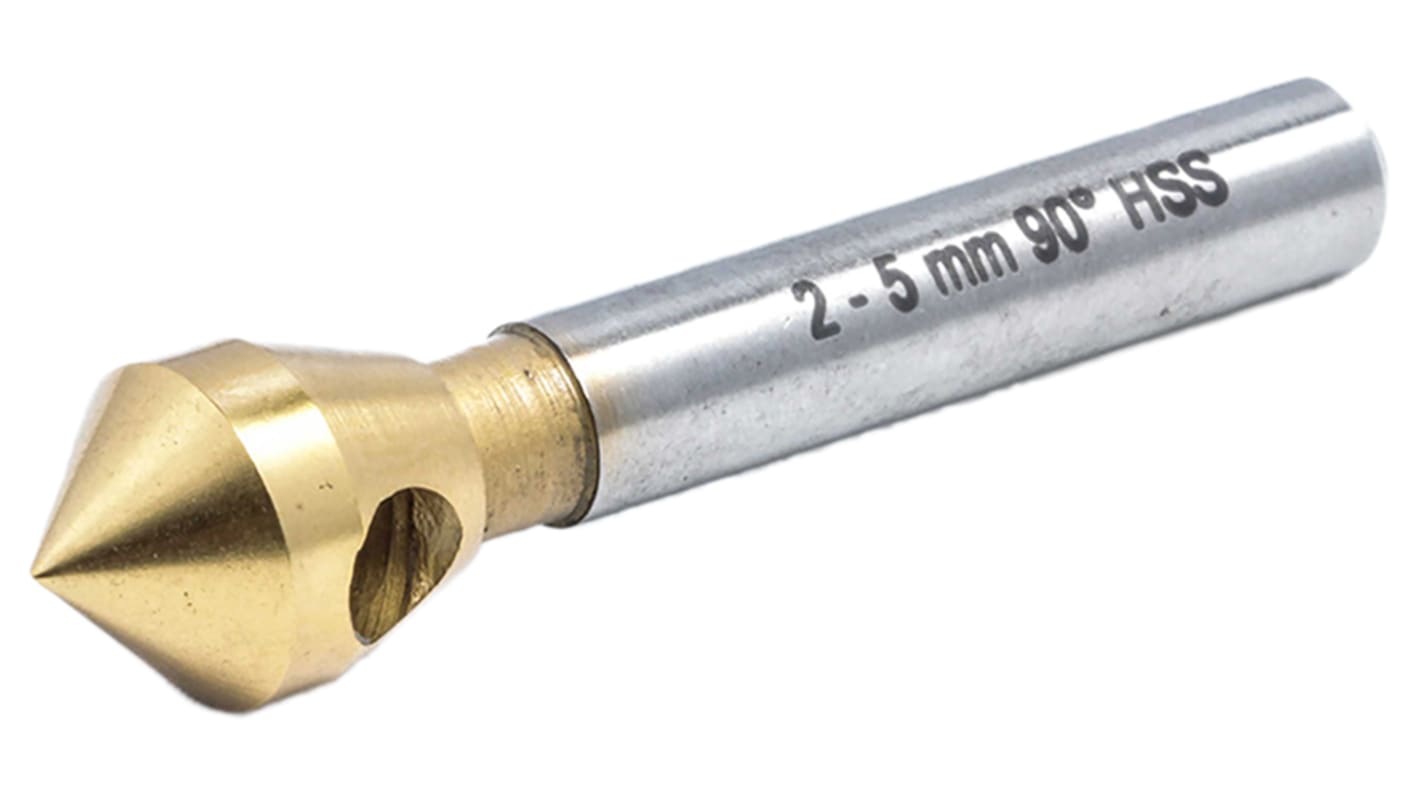 RS PRO ドリルビット HSS 全長45 mm 90° ヘッド径5mm