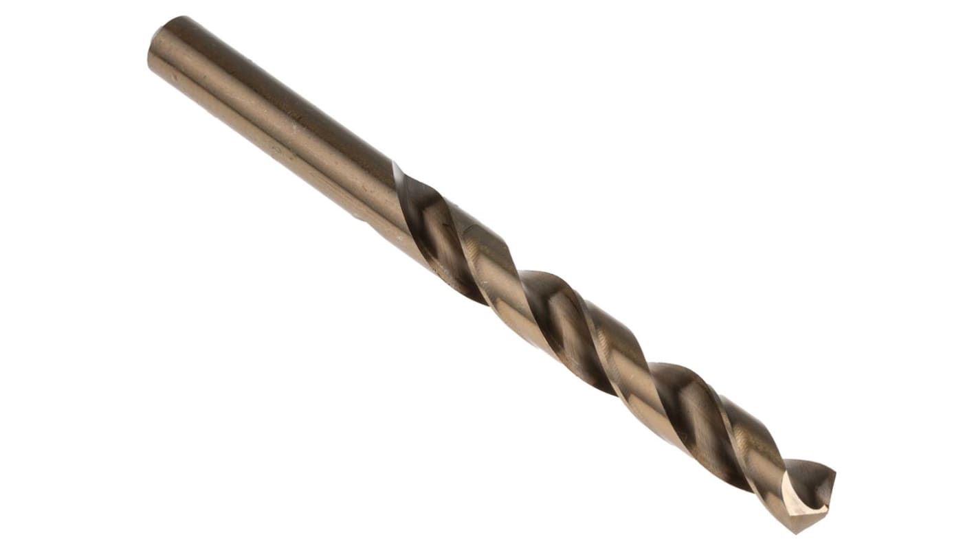 RS PRO HSCo Twist Drill Bit, 10.5mm Diameter, 133mm Overall