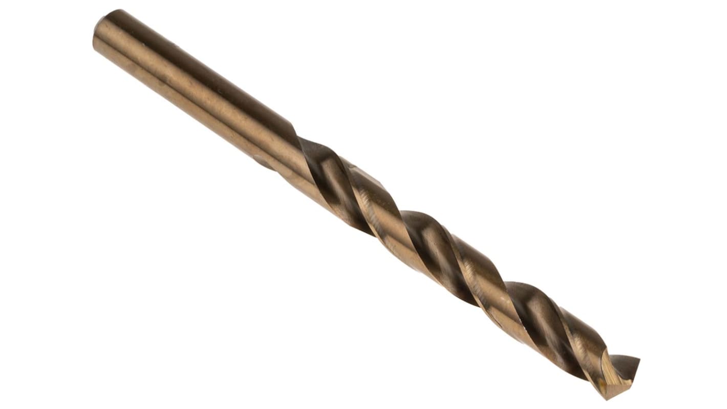 RS PRO HSCo Twist Drill Bit, 9.5mm Diameter, 125 mm Overall