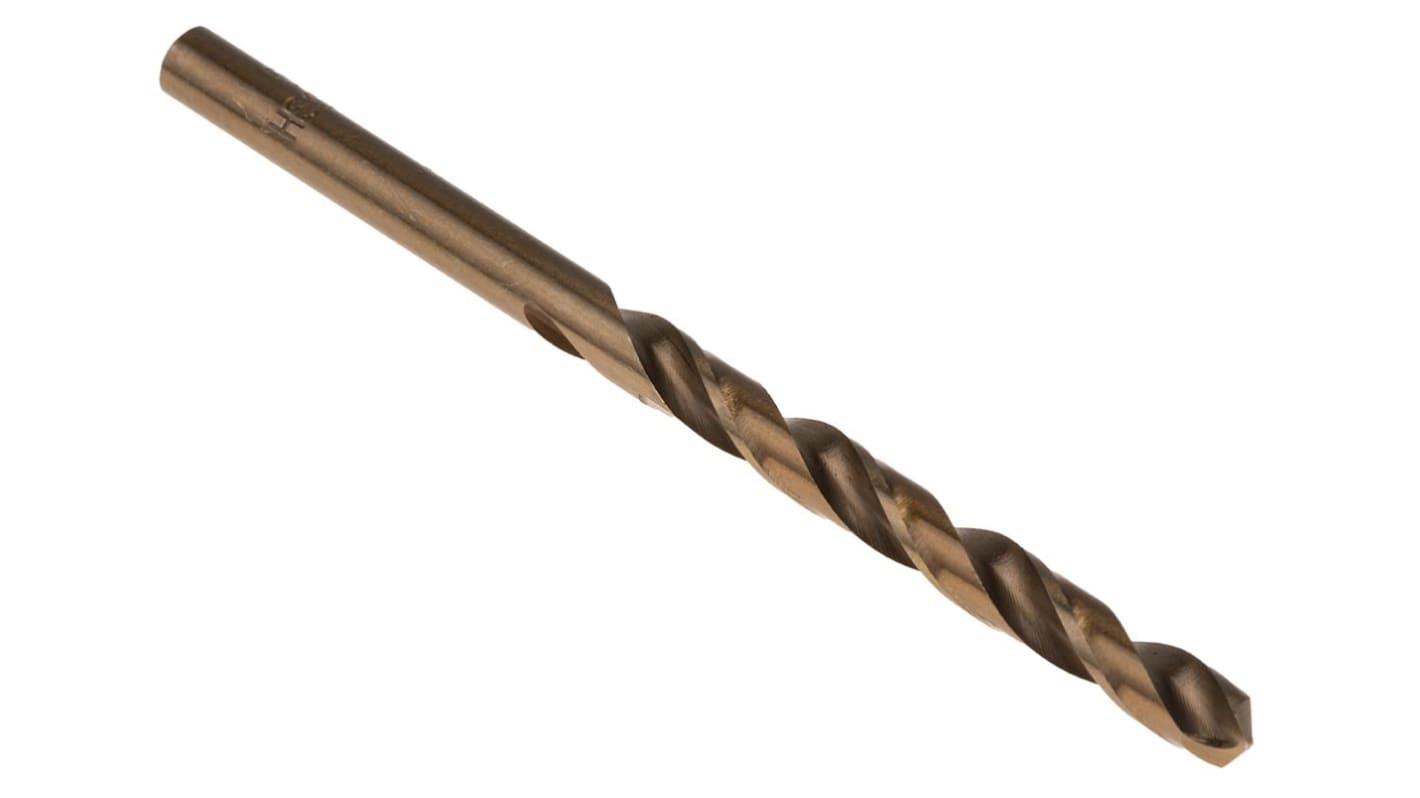 RS PRO HSCo Twist Drill Bit, 5mm Diameter, 86 mm Overall