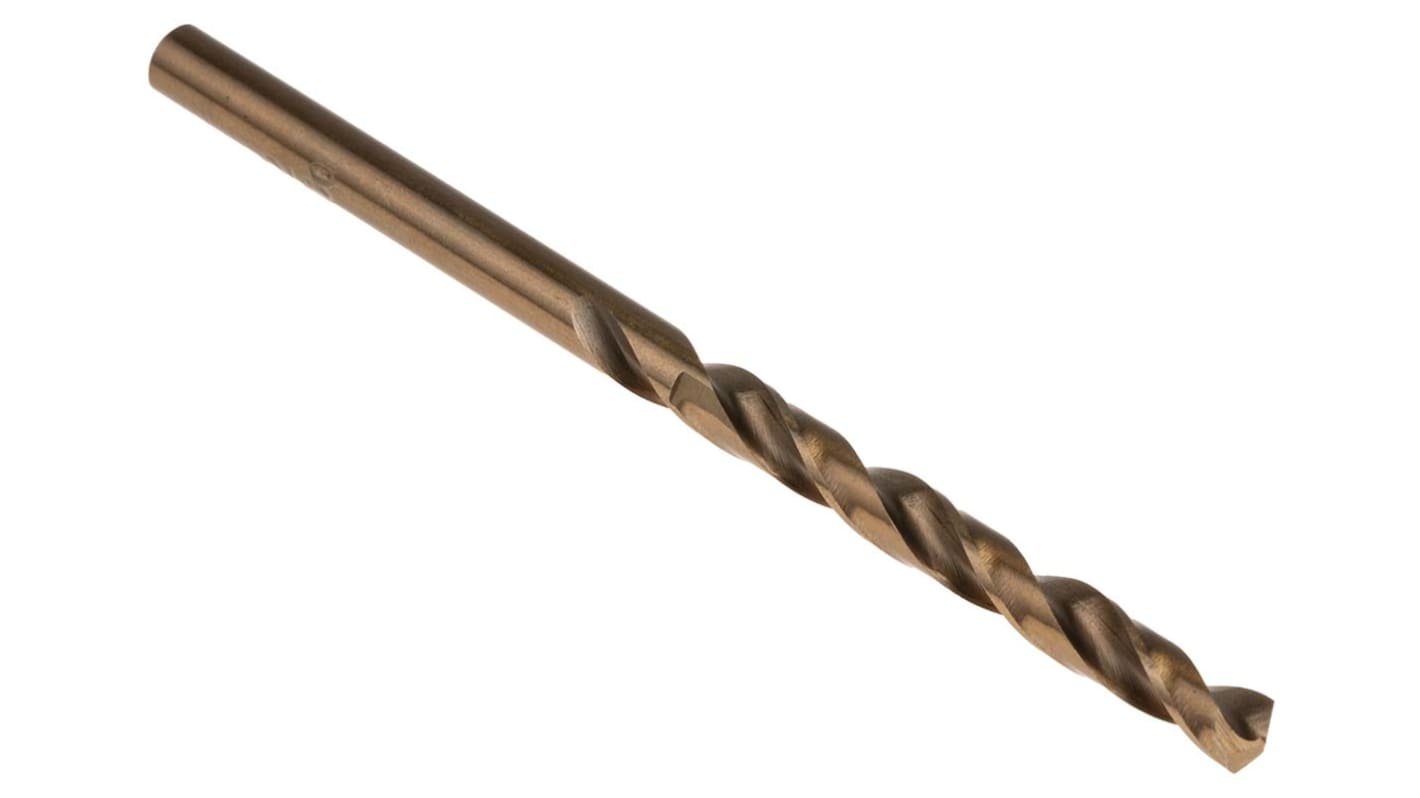 RS PRO HSCo Twist Drill Bit, 4.2mm Diameter, 75 mm Overall