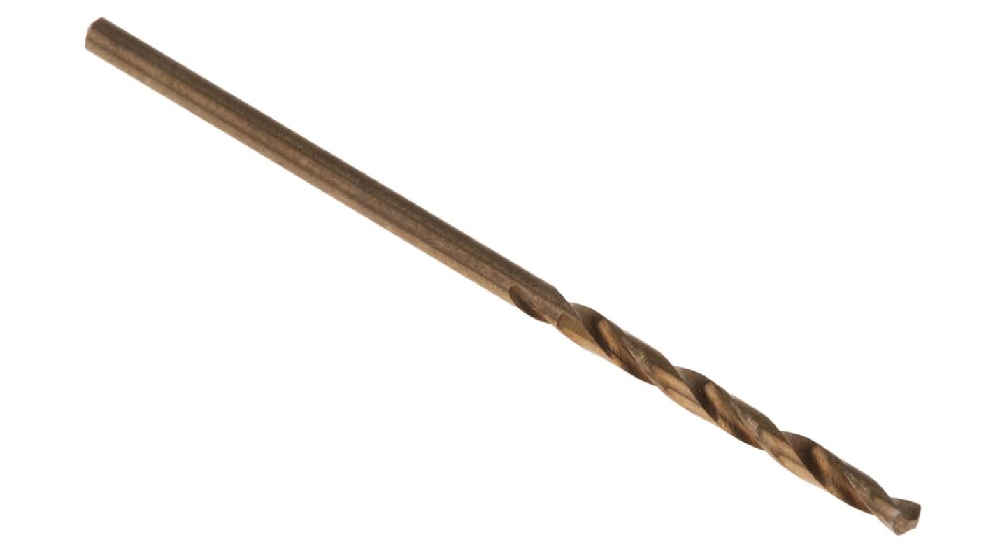RS PRO HSCo Twist Drill Bit, 1.5mm Diameter, 40mm Overall