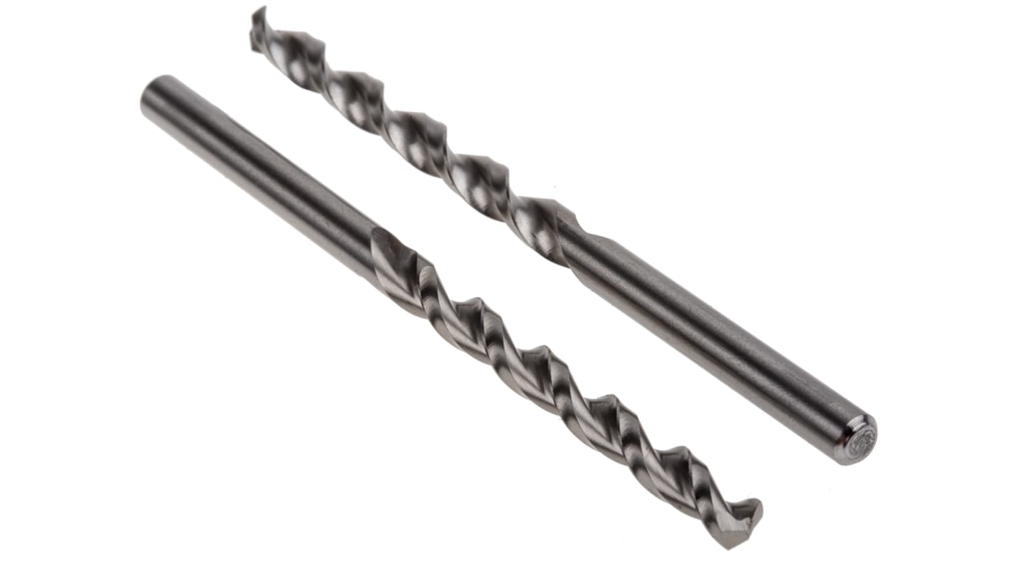 RS PRO HSS Spiralbohrer 4.5mm x 80 mm, 10 Stück