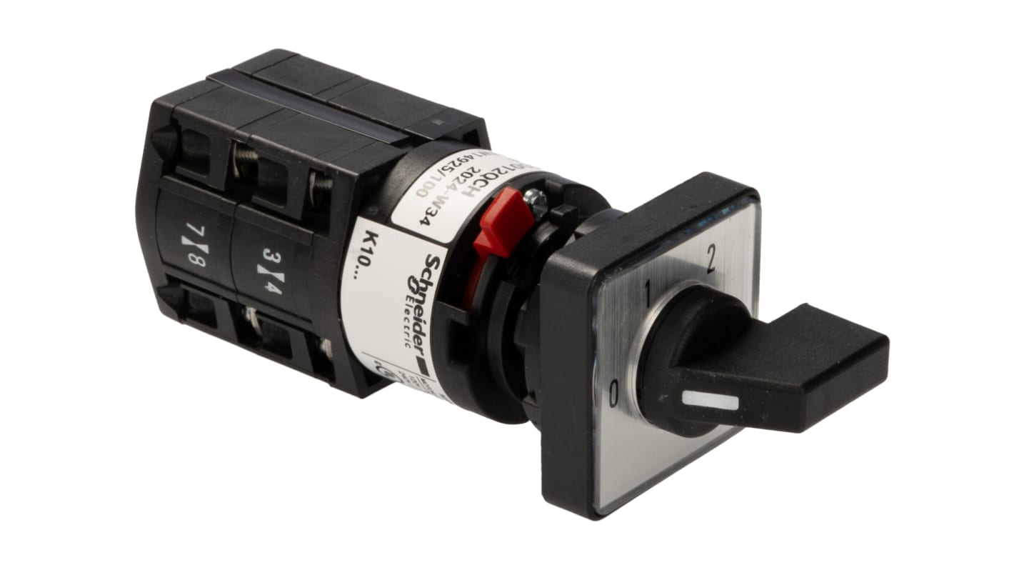 Schneider Electric Multi Step Cam Switch, 440V (Volts), 10A