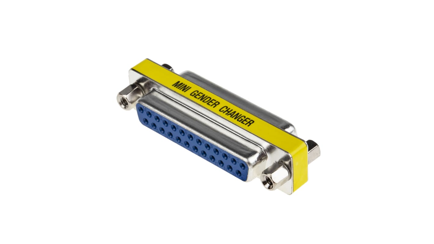 RS PRO D-sub Adapter Female 25 Way D-Sub to Female 25 Way D-Sub