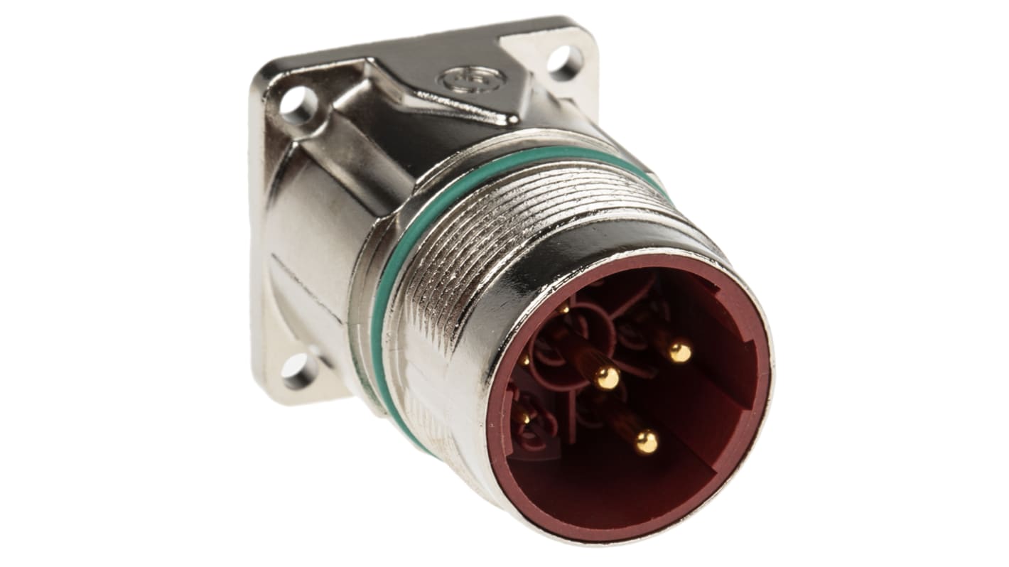 Lapp Circular Connector, 8 Contacts, Panel Mount, Plug, Male, IP68, POWER LS 1 Series