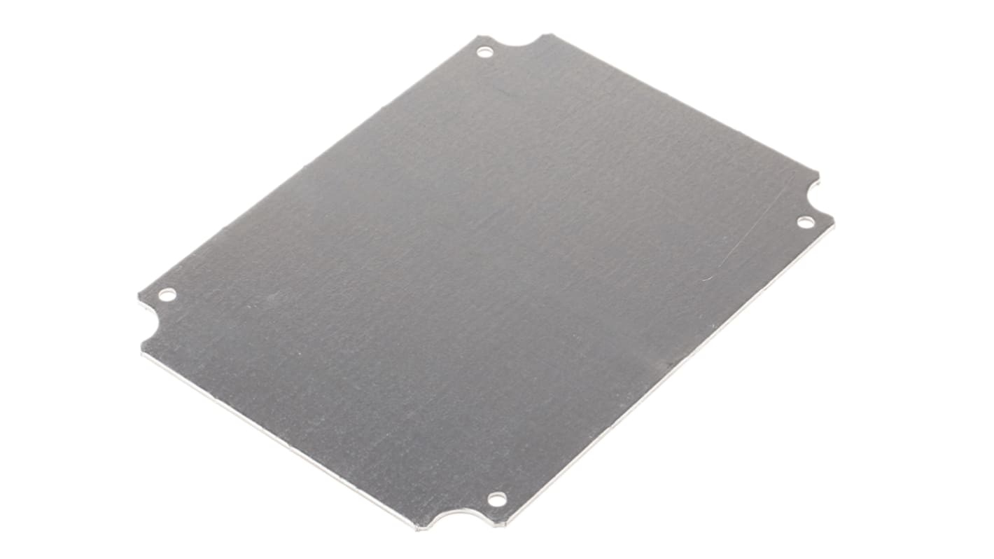 RS PRO Steel, 136mm W, 184mm L for Use with D Enclosure, DX Enclosure