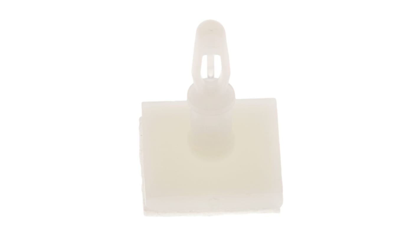 Essentra 背胶支撑柱 PCB支撑柱, 9.5mm主体高, 18.2mm总高, 尼龙制, 用于Φ3.18mmPCB孔, 12.7 x 12.7mm底座