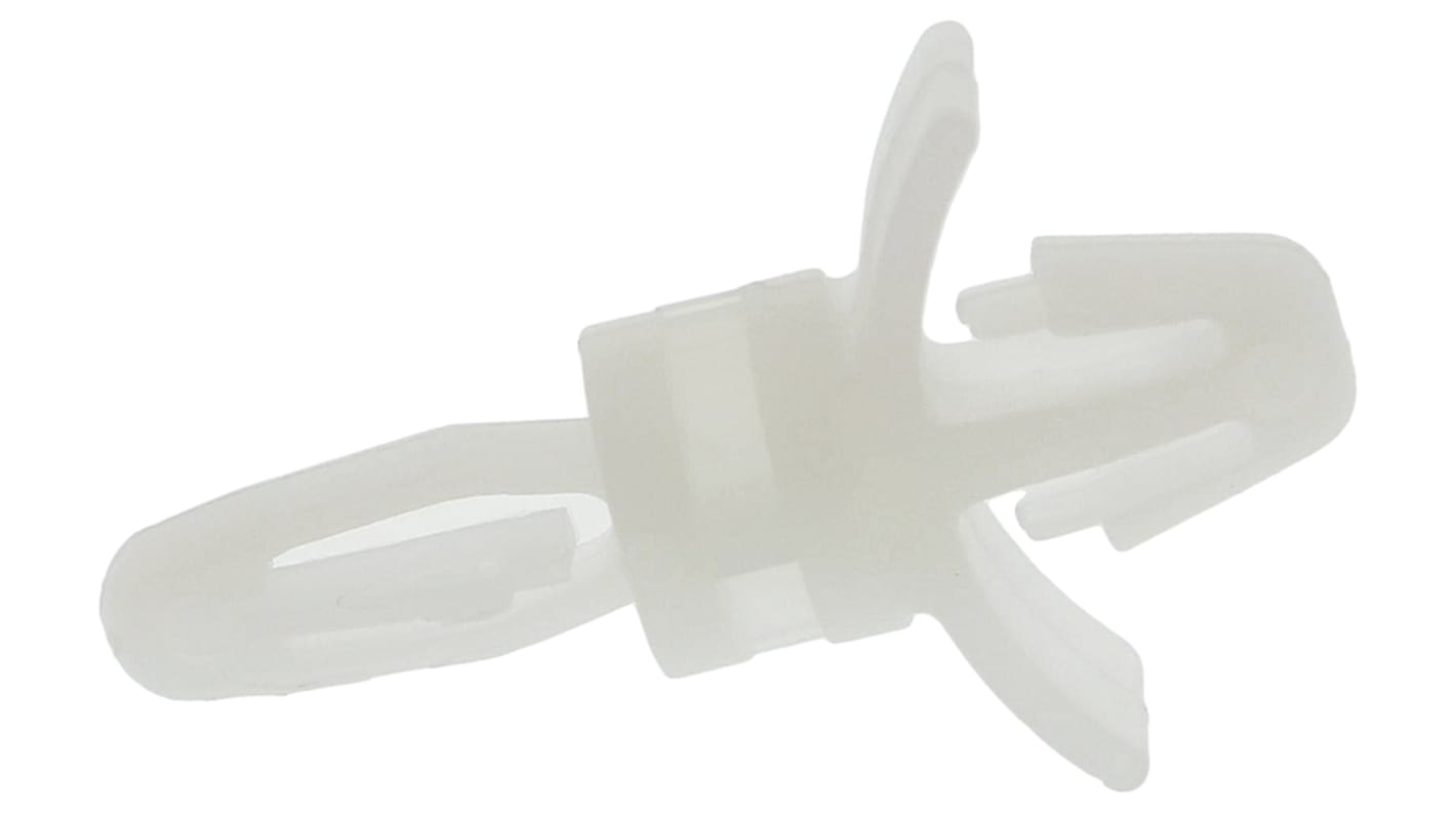 LCBS-4-01, 6.4mm High Nylon PCB Support Pillar for 4mm PCB Hole, 5.6mm Base