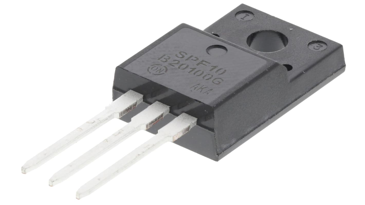 onsemi THT Schottky Diode Gemeinsame Kathode, 100V / 20A, 3-Pin TO-220F