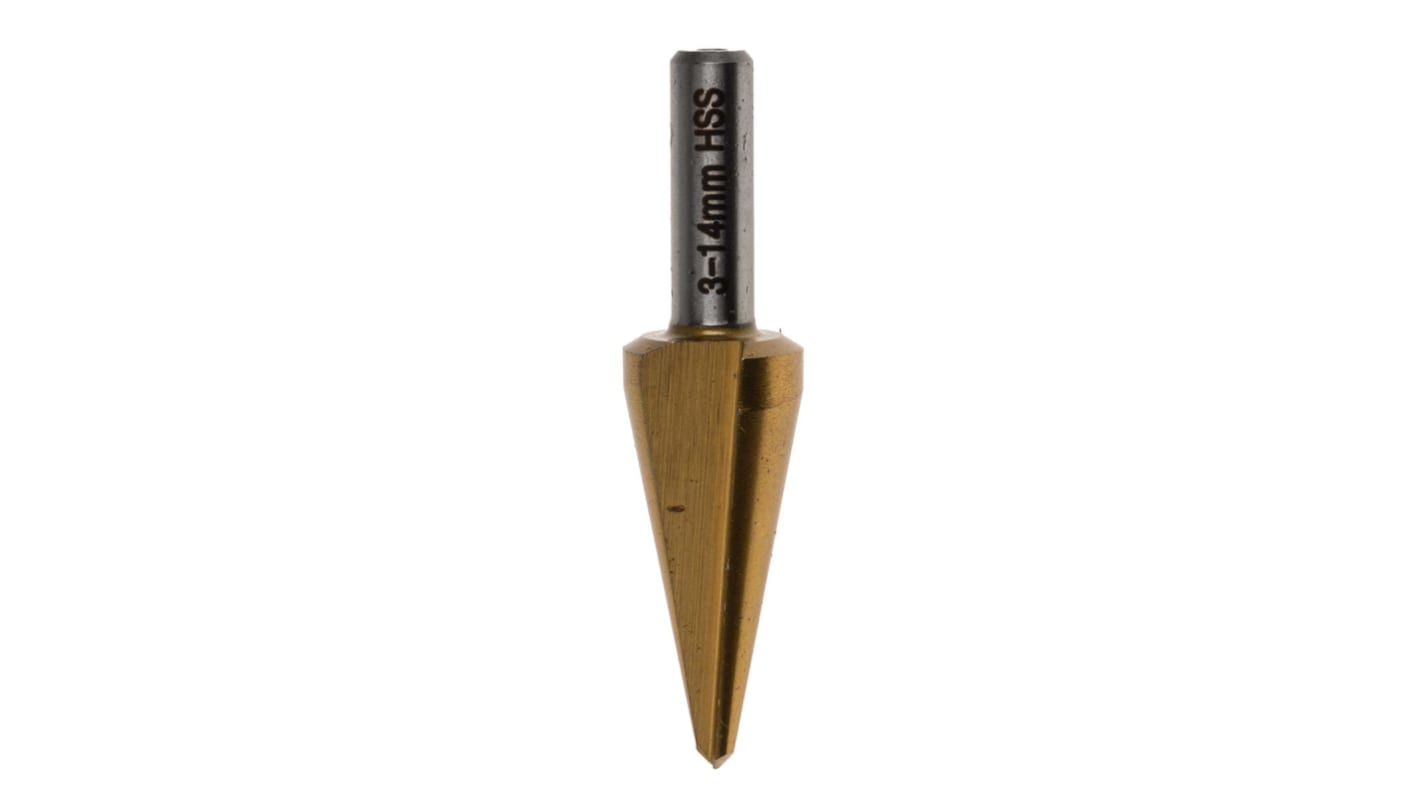 RS PRO HSS Cone Cutter 3mm x 14mm