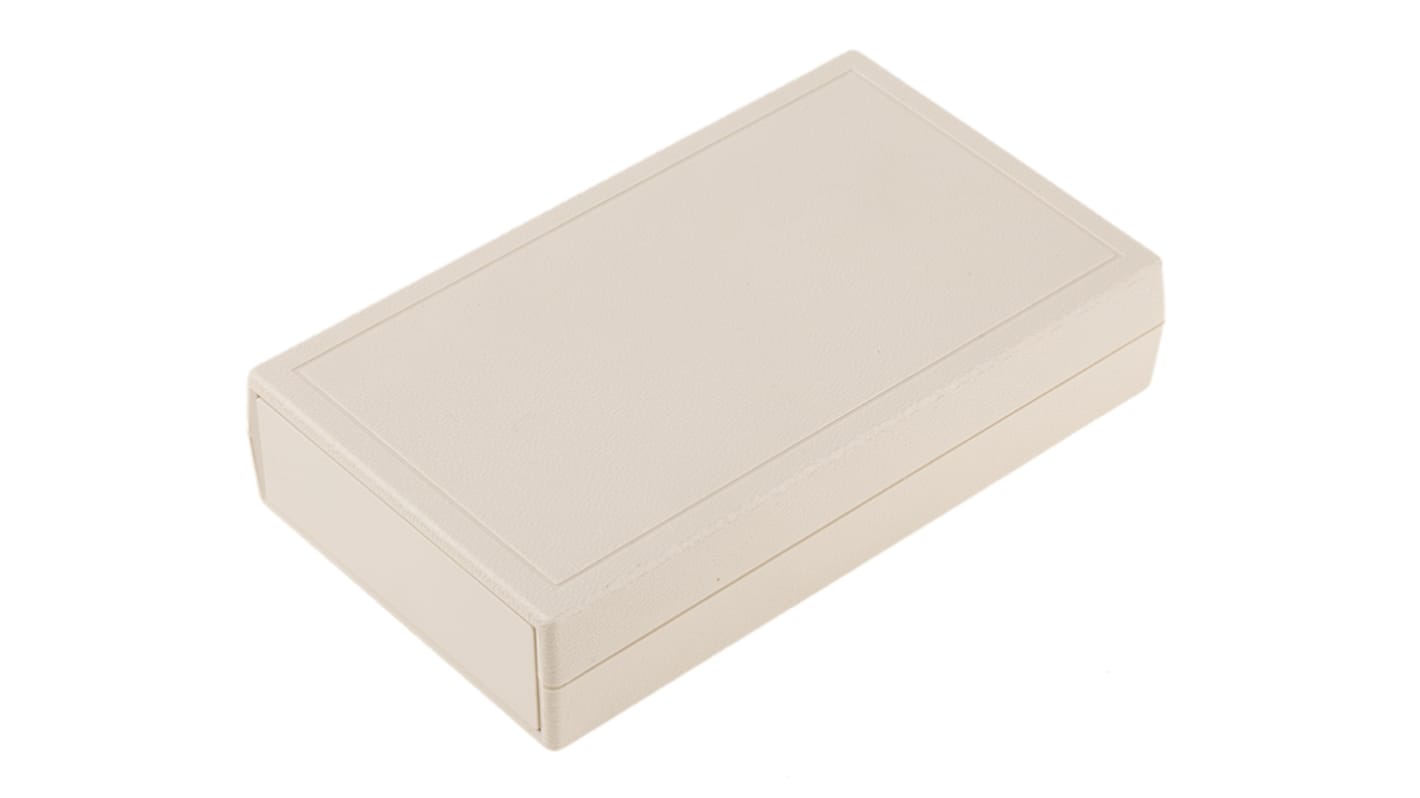 RS PRO White ABS Handheld Enclosure, Integral Battery Compartment, 116.84 x 69.85 x 25.4mm