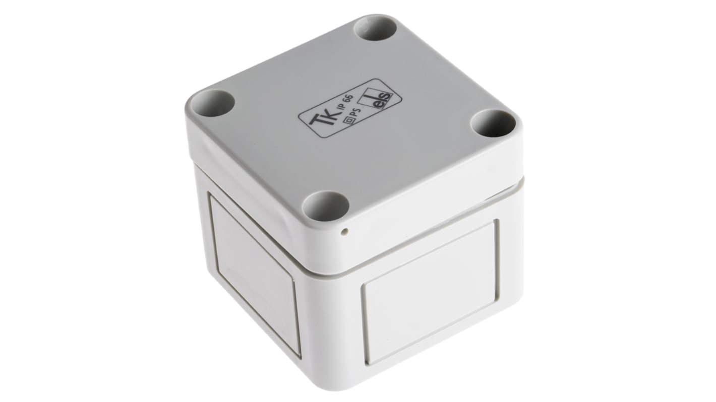 Spelsberg TK PS Series Grey Polystyrene Enclosure, IP66, Grey Lid, 65 x 65 x 57mm