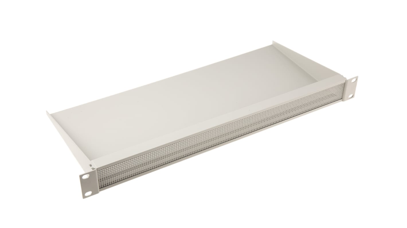 RS PRO 1U通风栅 机架面板, 尺寸483 mm x 207 mm x 1 U, 铝制