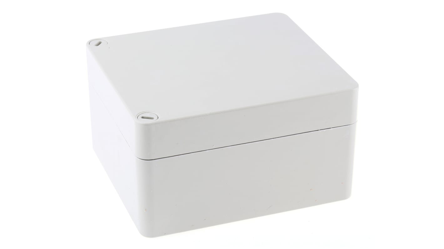 RS PRO Glass Reinforced Plastic Wall Box, IP66, 100 mm x 160 mm x 200mm