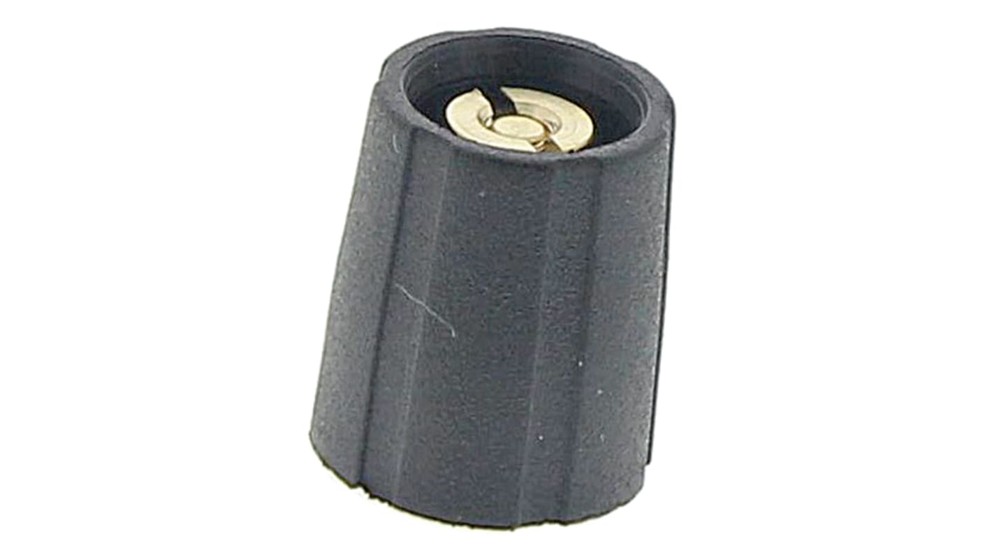 Sifam ナイロン ノブ, 3.2mm, 丸型軸 直径:11.5mm, コレットノブ