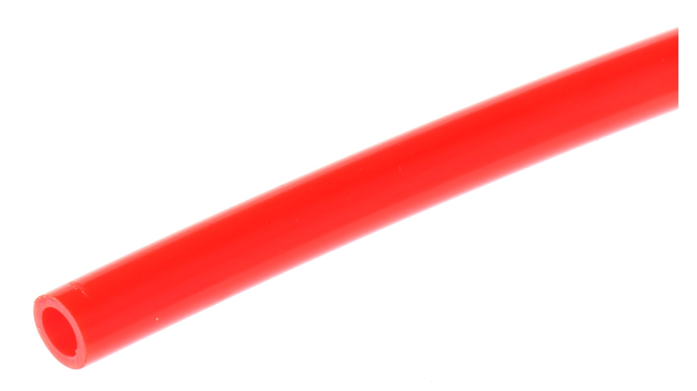 Legris 1025P Druckluftrohr Nylon Rot, Innen-Ø 4mm / Außen 6mm x 25m bis 38bar