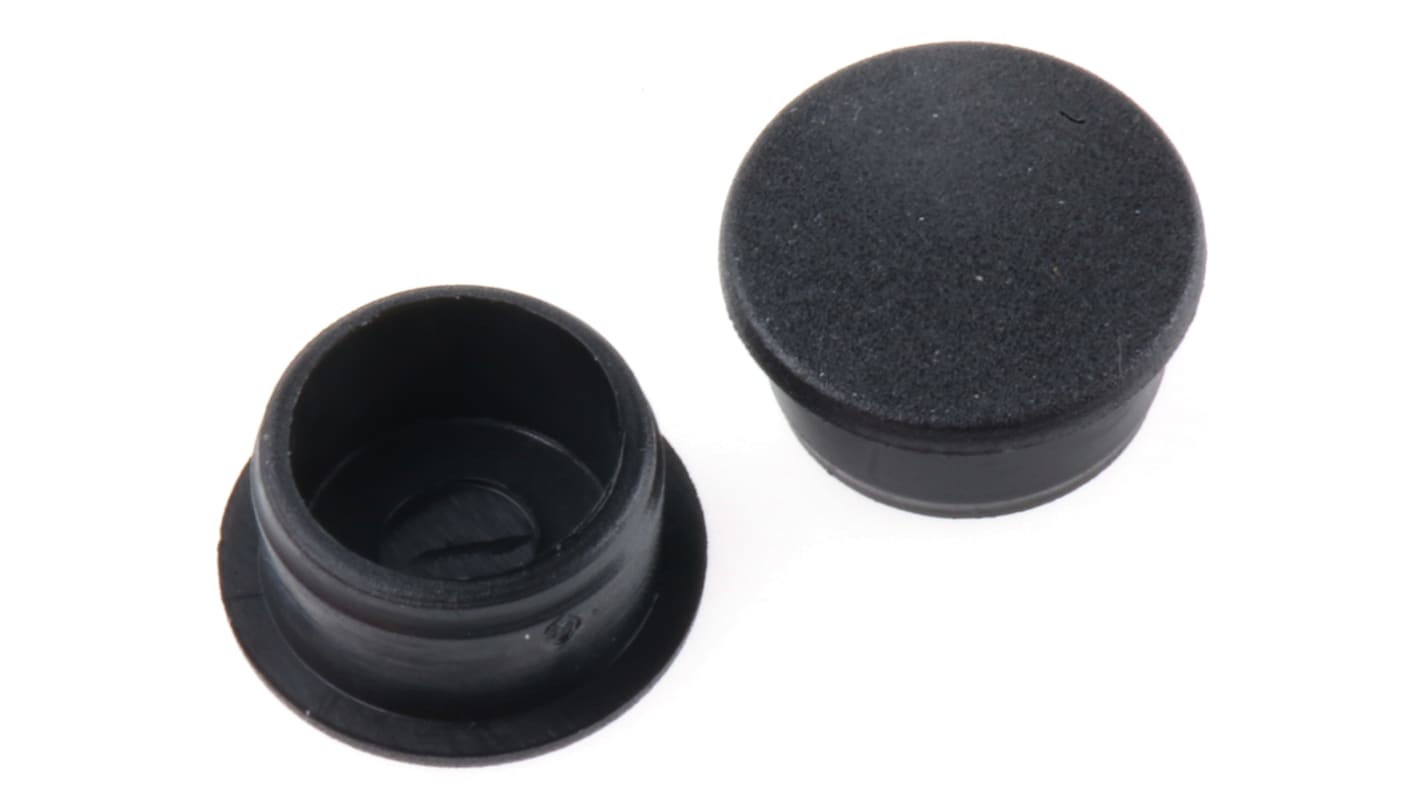 Sifam 11.5mm Black Potentiometer Knob Cap, C110-BLK