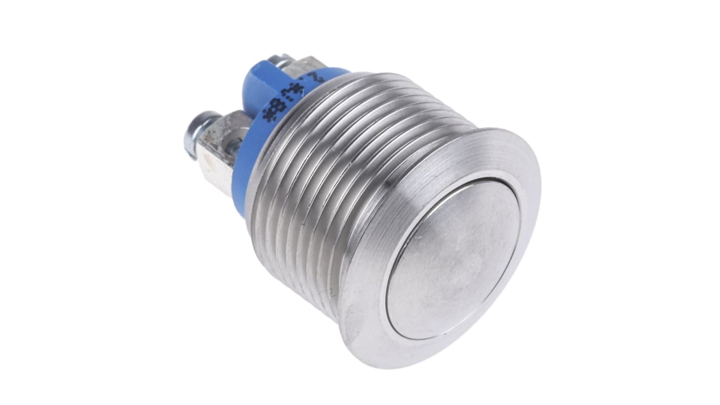 APEM 押しボタンスイッチ, モーメンタリ, SPST, 200 mA @ 48 V dc, 16.2mm パネルマウント, IP65