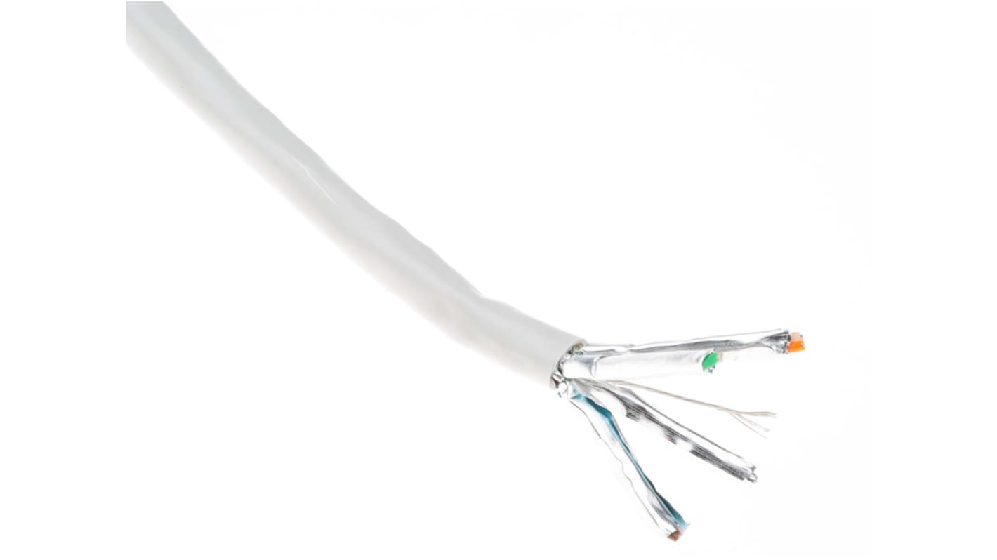 Kabel Ethernet Cat6 długość 100m Niezakończony CAE Multimedia Connect PVC l. żył: 8 średnica 5.6mm