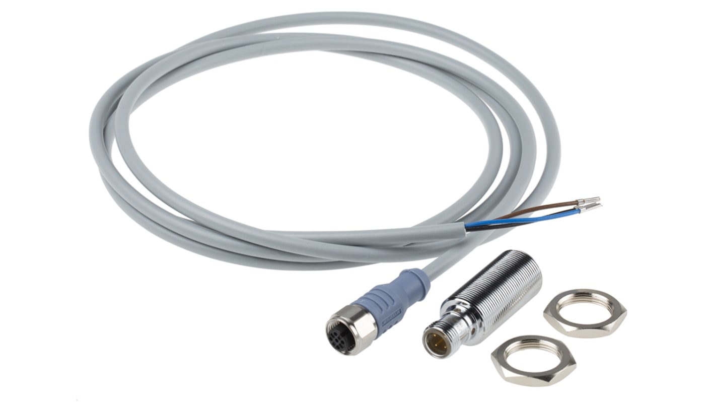 Rs-Online Sensore di prossimità Cilindro filettato Turck M18 rilevamento 8 mm 10 → 30 V c.c